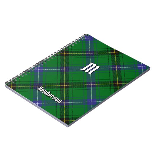 Clan Henderson Tartan Notizblock (Linke Seite)