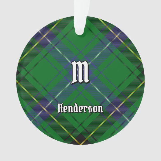 Clan Henderson Tartan Ornament (Vorderseite)