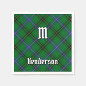 Clan Henderson Tartan Serviette (Vorderseite)