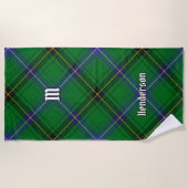 Clan Henderson Tartan Strandtuch (Vorderseite)