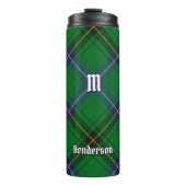 Clan Henderson Tartan Thermosbecher (Vorderseite)