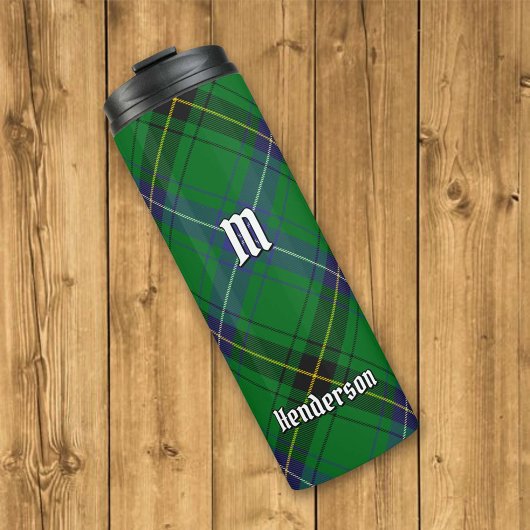 Clan Henderson Tartan Thermosbecher