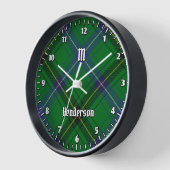 Clan Henderson Tartan Uhr (Winkel)
