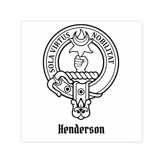 Clan Henderson Wappen Permastempel (Design)