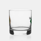 Clan Henderson Wappen über Tartan Whiskyglas (Links)