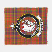 Clan Hepburn Modern Tartan Kariert Fleecedecke (Vorderseite (Horizontal))