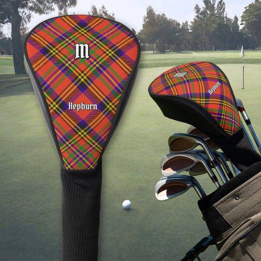 Clan Hepburn Tartan Golf Headcover
