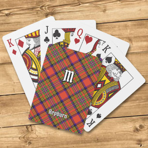 Clan Hepburn Tartan Spielkarten