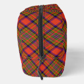 Clan Hepburn-Wappen über Tartan Waschbeutel (Rechts)