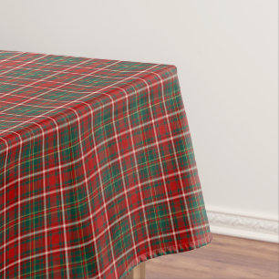 Clan heuen roten und grünen schottischen Tartan Tischdecke