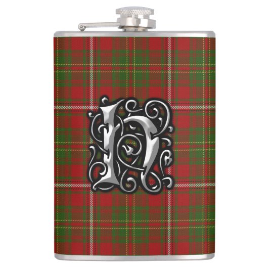 Clan heuen Tartan-alte Schottland-Flasche Flachmann (Vorderseite)