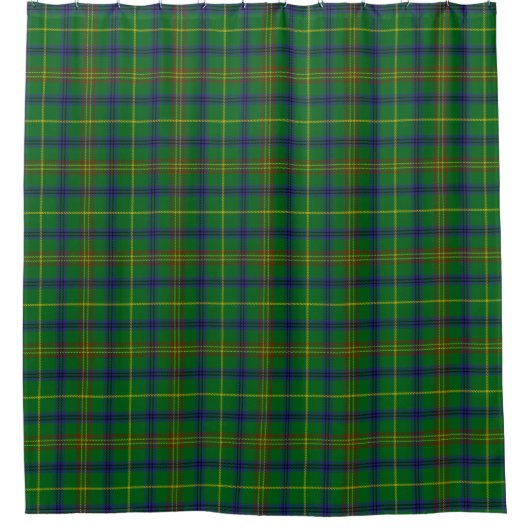 Clan Holmes Tartan Kariert Duschvorhang (Vorderseite)