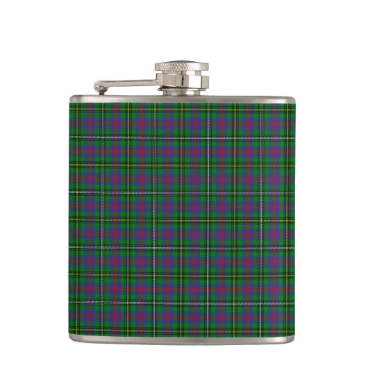 Clan-HolzTartan Flachmann (Vorderseite)
