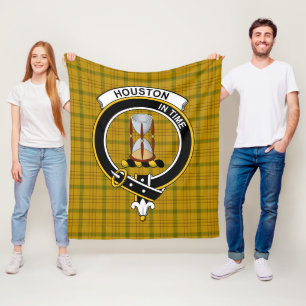 Clan Houston Tartan Kariert Fleecedecke