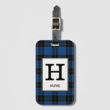 Clan Hume Tartan Mit Monogramm