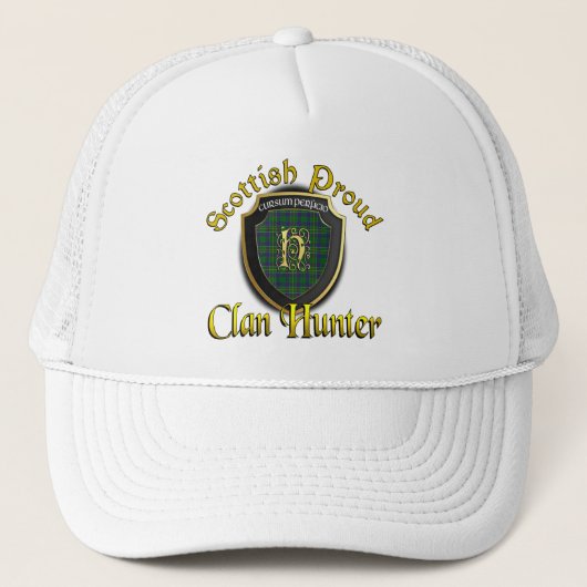 Clan Hunter Scottish Dynasty Cap Truckerkappe (Vorderseite)