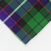 Clan Hunter Tartan Kariert Fleecedecke (Ecke)
