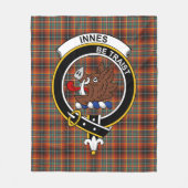 Clan Innes Ancient Tartan Kariert Fleecedecke (Vorderseite)