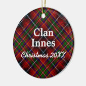 Clan Innes ScottishTartan Keramik Ornament (Links)