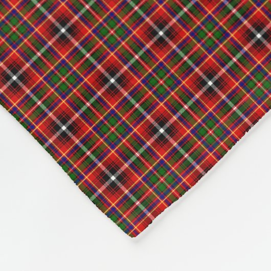 Clan Innes Tartan Fleecedecke (Ecke)