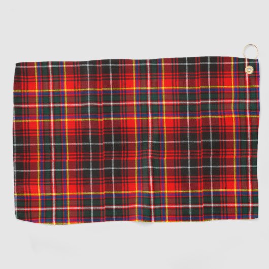 Clan Innes Tartan Kariert Golfhandtuch (Horizontal)