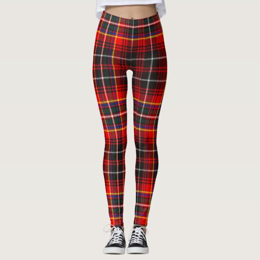 Clan Innes Tartan Kariert Leggings (Vorderseite)