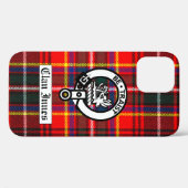 Clan Innes Wappen Abzeichen und Tartan Case-Mate iPhone Hülle (Rückseite (Horizontal))