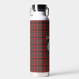 Clan Innes Wappen Abzeichen und Tartan Trinkflasche