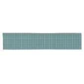 Clan Irvine Blue und Green Scottish Tartan Kurzer Tischläufer (Horizontal)