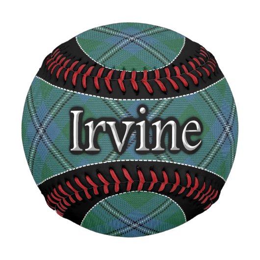 Clan Irvine Scottish Dream Tartan Baseball (Vorderseite)