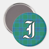 Clan Irvine Tartan Kariert Accents Magnet (Vorderseite/Rückseite)