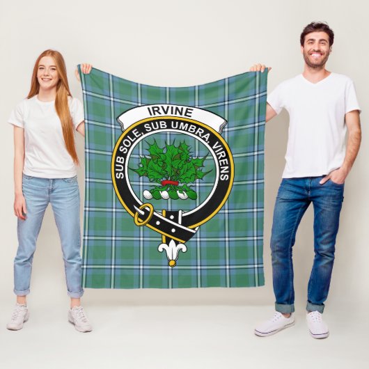 Clan Irvine Tartan Kariert Fleecedecke (Beispiel)