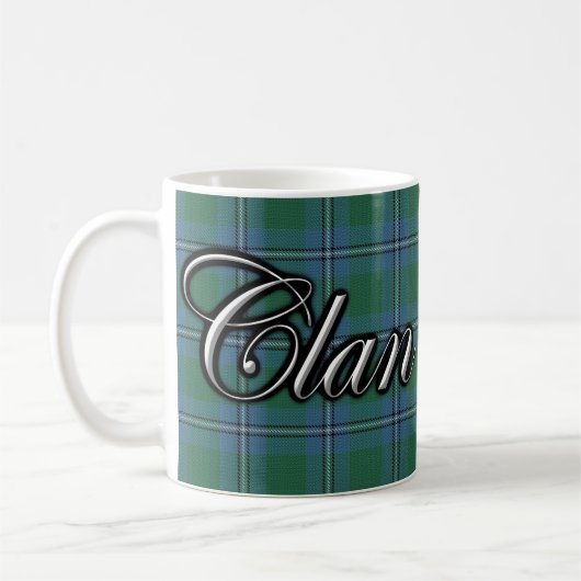 Clan Irwin KlassikerTartan Kaffeetasse (Links)
