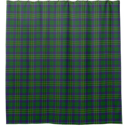 Clan-Jägerschottischer Tartan-Duschvorhang Duschvorhang (Vorderseite)