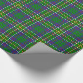 Clan-JägerTartan Geschenkpapier (Ecke)