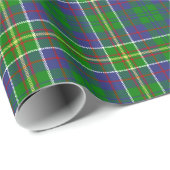 Clan-JägerTartan Geschenkpapier (Rolleneckpunkt)