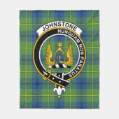 Clan Johnston Ancient Tartan Kariert Fleecedecke (Vorderseite)