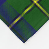 Clan Johnston Modern Tartan Kariert Fleecedecke (Ecke)