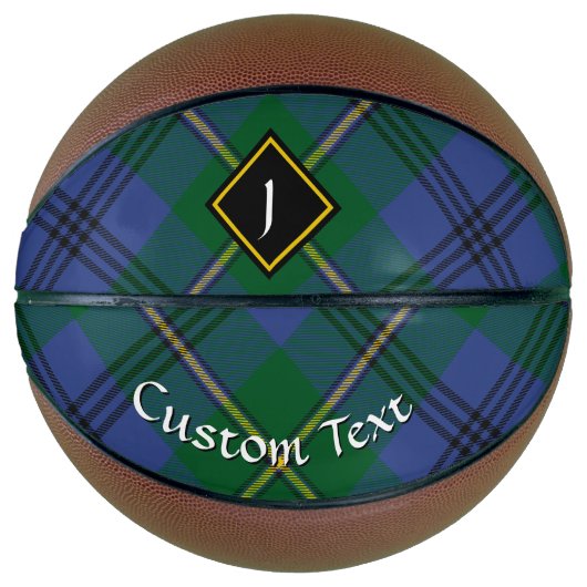 Clan Johnston Tartan Basketball (Vorderseite)