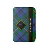 Clan Johnston Tartan Bath Mat Badematte (Vorderseite Vertikal)