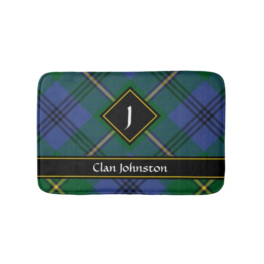 Clan Johnston Tartan Bath Mat Badematte (Vorderseite)