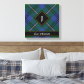 Clan Johnston Tartan Canvas Print Leinwanddruck (Insitu (Schlafzimmer))