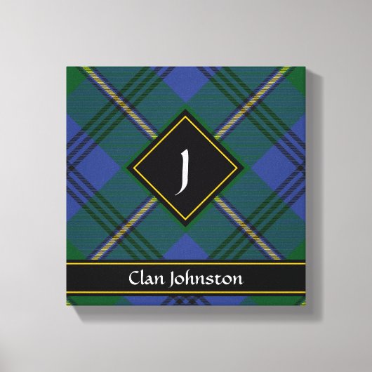Clan Johnston Tartan Canvas Print Leinwanddruck (Vorderseite)