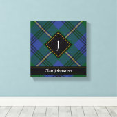 Clan Johnston Tartan Canvas Print Leinwanddruck (Insitu (Holzboden))
