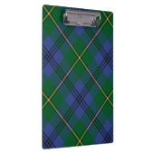 Clan Johnston Tartan Clipboard Klemmbrett (Rechts)