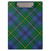 Clan Johnston Tartan Clipboard Klemmbrett (Vorderseite)