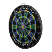 Clan Johnston Tartan Dart Board Dartscheibe (Vorderseite rechts)