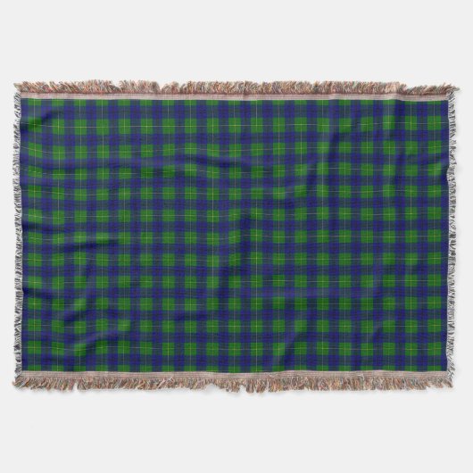 Clan Johnston Tartan Decke (Vorderseite)