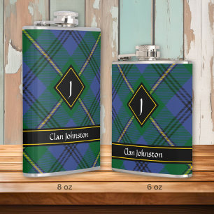 Clan Johnston Tartan Flask Flachmann