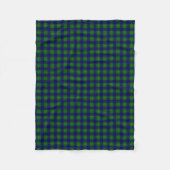 Clan Johnston Tartan Fleecedecke (Vorderseite)